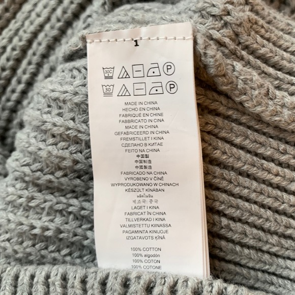 Gray Michael Kors Sweater with Fringe Accents - Picture 6 of 6